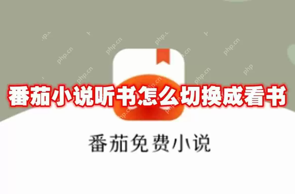 番茄小说听书怎么切换成看书