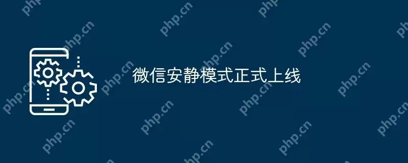 微信安静模式正式上线