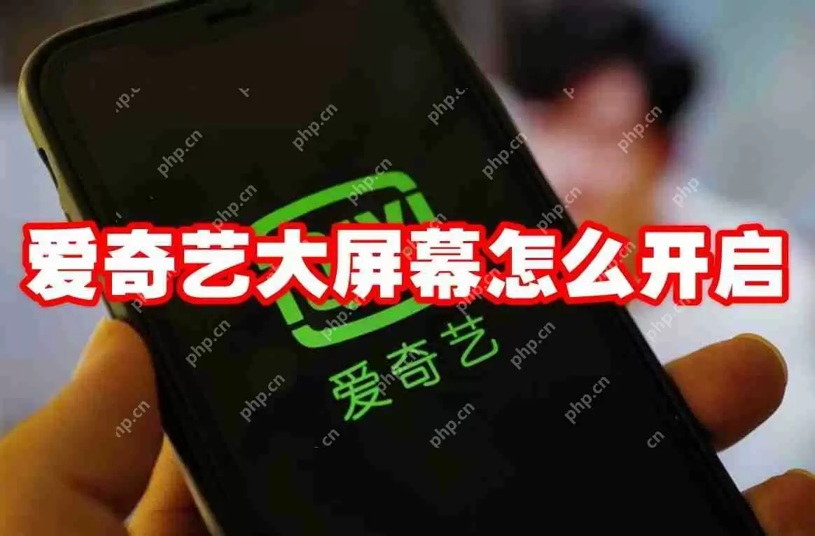 爱奇艺大屏幕怎么开启