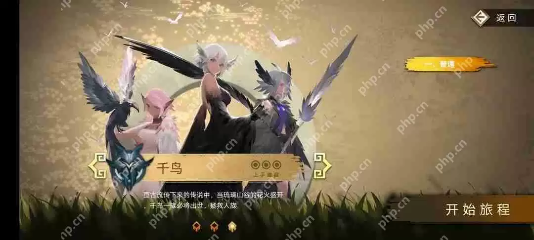 时空之歌全种族全角色萌新大型攻略