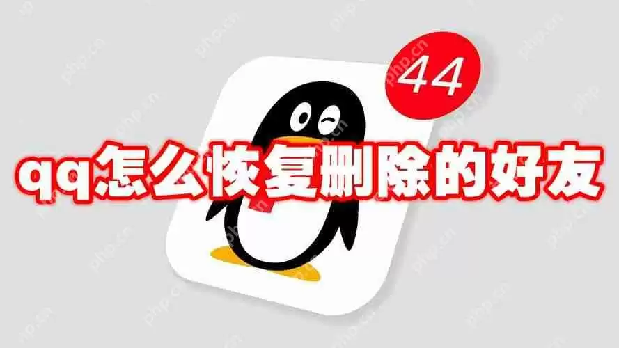 qq怎么恢复删除的好友