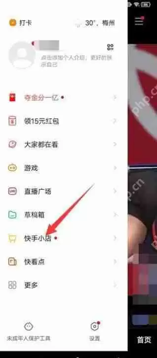 快手免密支付怎么开启