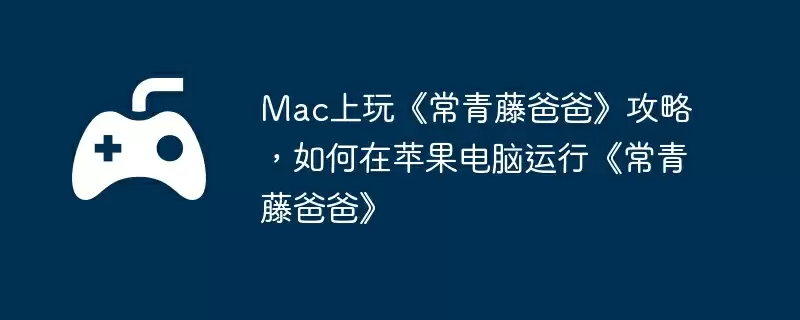 Mac上玩《常青藤爸爸》攻略，如何在苹果电脑运行《常青藤爸爸》