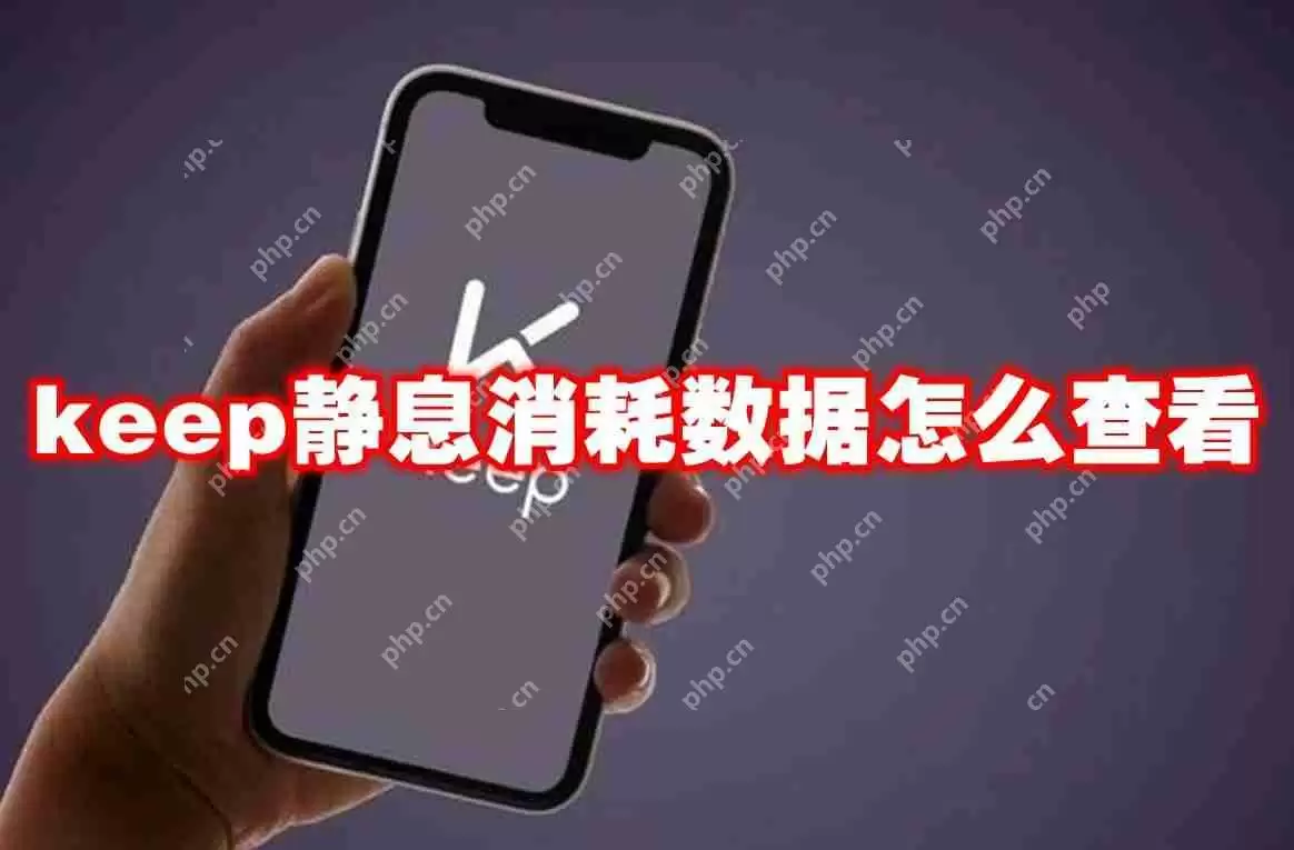 keep静息消耗数据怎么查看