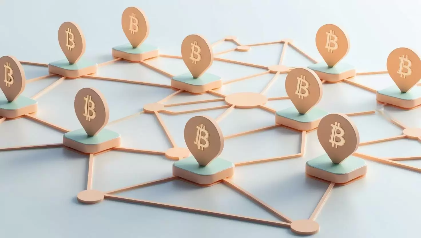 3D zero-knowledge proof icons and blockchain network in a light style, no more element, no word (1).webp