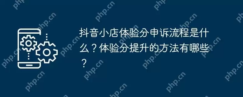 抖音小店体验分申诉流程是什么？体验分提升的方法有哪些？