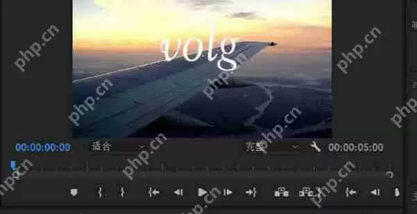 premiere怎么制作文字溶解效果