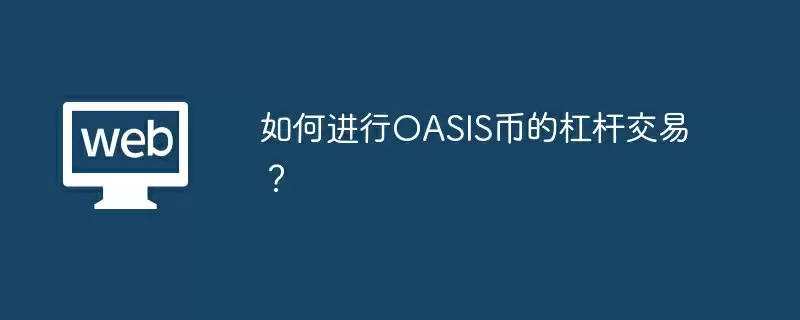如何进行OASIS币的杠杆交易？