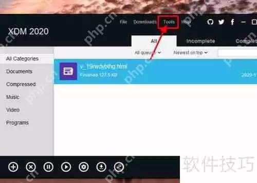 XDM设置中文版的方法