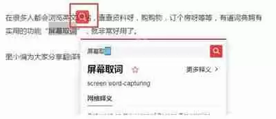 有道词典怎样屏幕取词