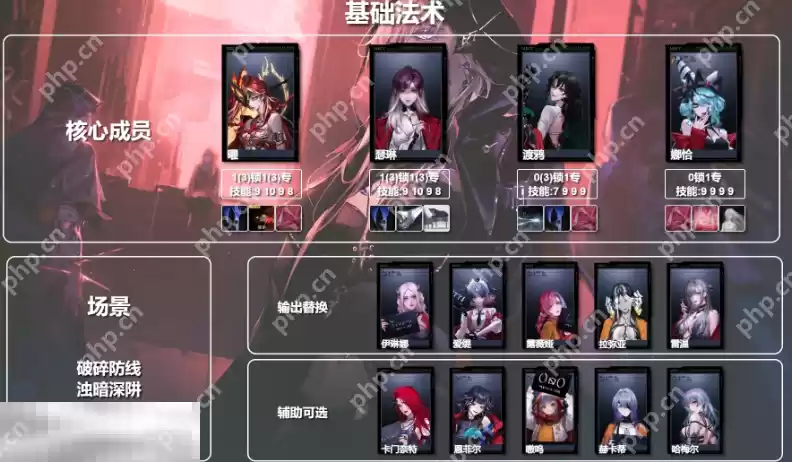 无期迷途法队怎么配队 无期迷途法术队体系配队推荐