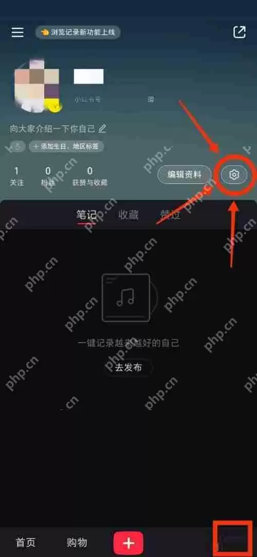 小红书深色模式在哪里