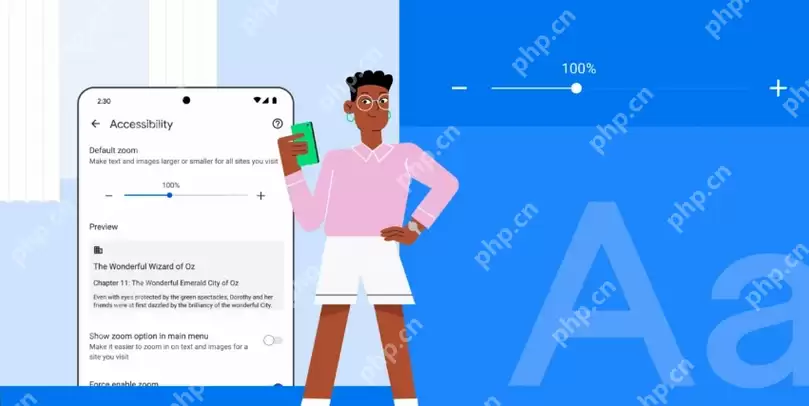 安卓版谷歌 Chrome 浏览器缩放功能升级