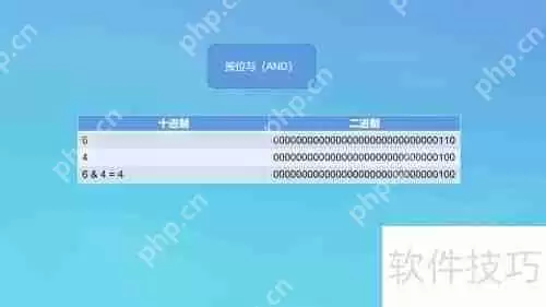 位运算符的运算规则与应用实例