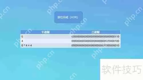 位运算符的运算规则与应用实例