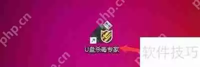 U盘杀毒专家如何启用隐藏托盘图标模式