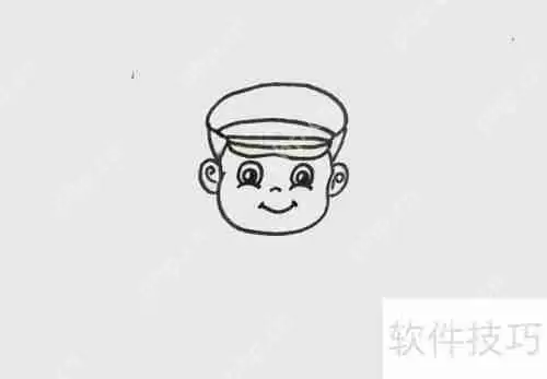 简笔画教程：特警怎么画