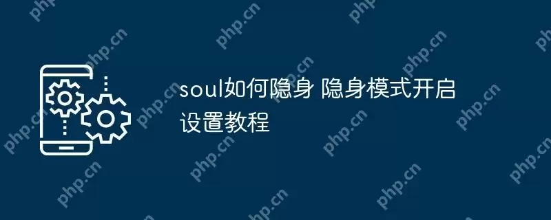 soul如何隐身 隐身模式开启设置教程