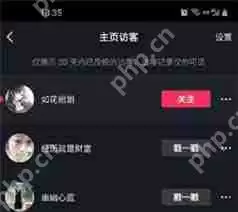 抖音主页访客记录显示的是人还是进入次数