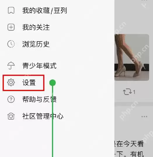 豆瓣应急防护模式怎么开启