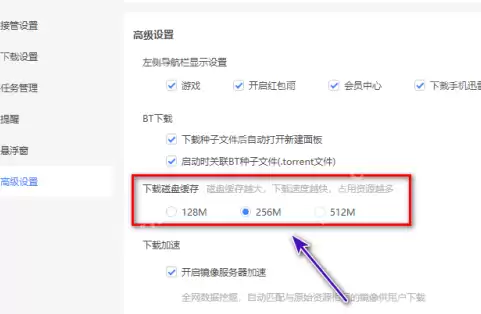 迅雷11如何修改下载磁盘缓存?迅雷11修改下载磁盘缓存的方法