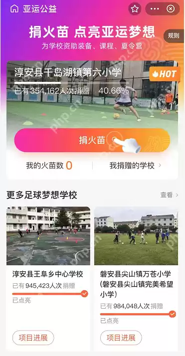 支付宝亚运火苗怎么捐赠