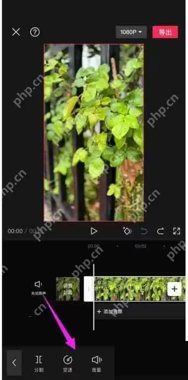 剪映快镜头怎么设置