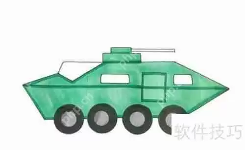特警战车绘制指南：步骤与技巧