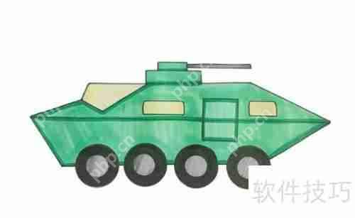 特警战车绘制指南：步骤与技巧
