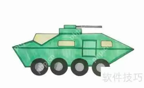 特警战车绘制指南：步骤与技巧