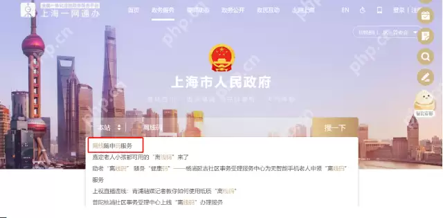 随申办老人纸质版离线码在哪领