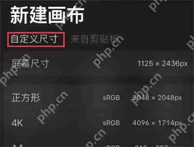 procreate怎么自定义画面
