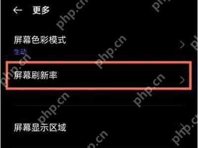 真我gt120hz如何开启