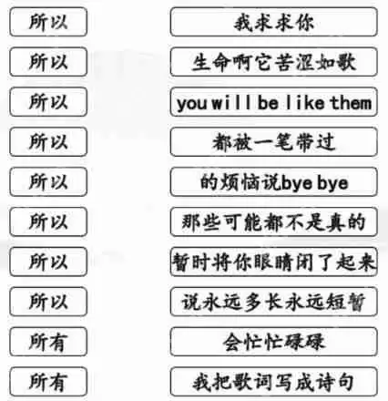 抖音汉字找茬王所以连线怎么过-连线所以音乐通关攻略