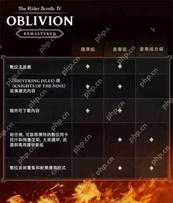 上古卷轴 4 重制版终极剁手指南 豪华版隐藏内容与版本选择全解析