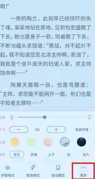 书旗小说怎么开启音量键翻页功能
