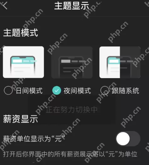 boss直聘如何开启夜间模式？boss直聘开启夜间模式的方法