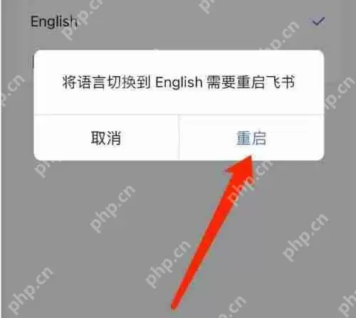 飞书语言如何更改