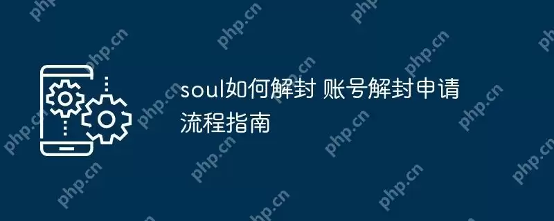 soul如何解封 账号解封申请流程指南