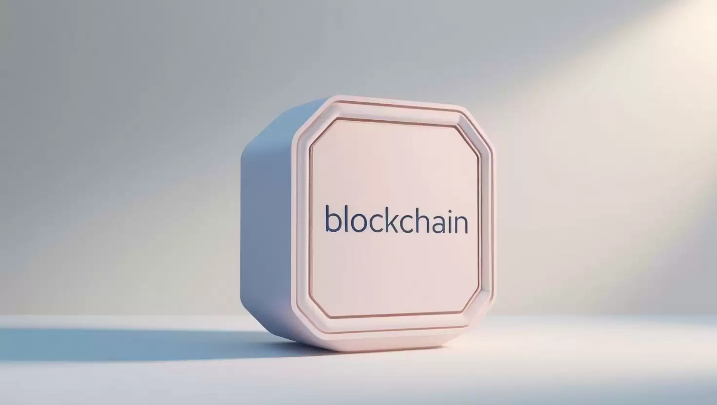 3D blockchain ， node， in a light style, no more element, no word.webp