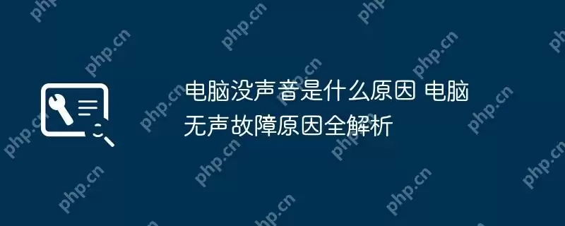 电脑没声音是什么原因 电脑无声故障原因全解析