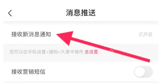 大麦怎么开启接收新消息通知 大麦开启接收新消息通知方法分享