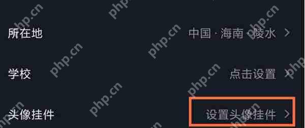 抖音怎么把头像挂件给取消了
