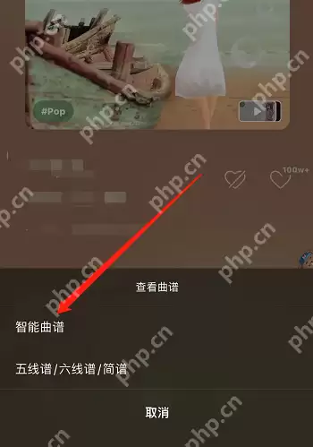 QQ音乐尤克里里智能曲谱在哪