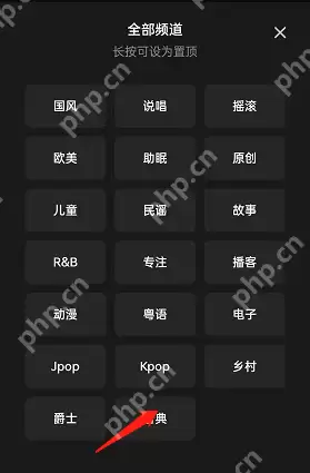 QQ音乐怎么置顶频道?QQ音乐置顶频道教程