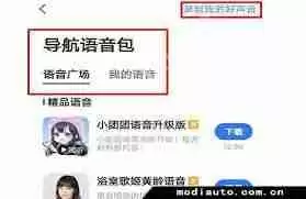 高德地图如何设置声音导航