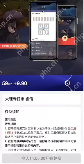 支付宝大理寺日志付款码皮肤怎么获得