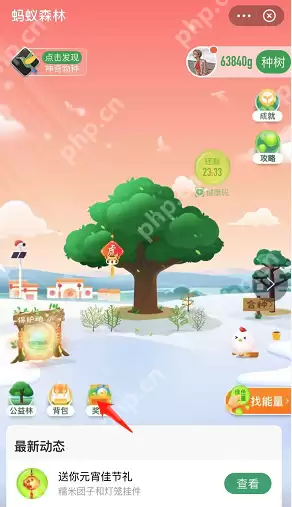 蚂蚁森林元宵花灯挂件怎么领取