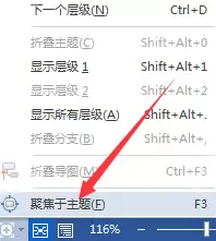 mindmanager怎么使用聚焦于主题功能 聚焦于主题功能使用方法介绍