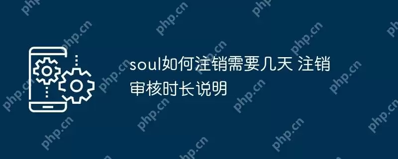soul如何注销需要几天 注销审核时长说明